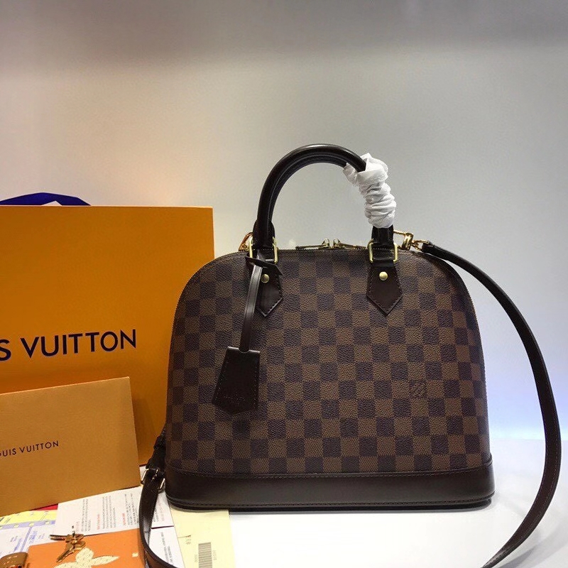 Louis Vuitton ALMA PM Damier Ebene Handbag N53151 